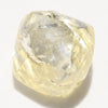 0.72 carat canary yellow raw diamond dodecahedron