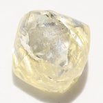 0.72 carat canary yellow raw diamond dodecahedron
