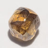 0.90 carat golden brown freeform raw diamond