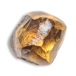 0.90 carat golden brown freeform raw diamond