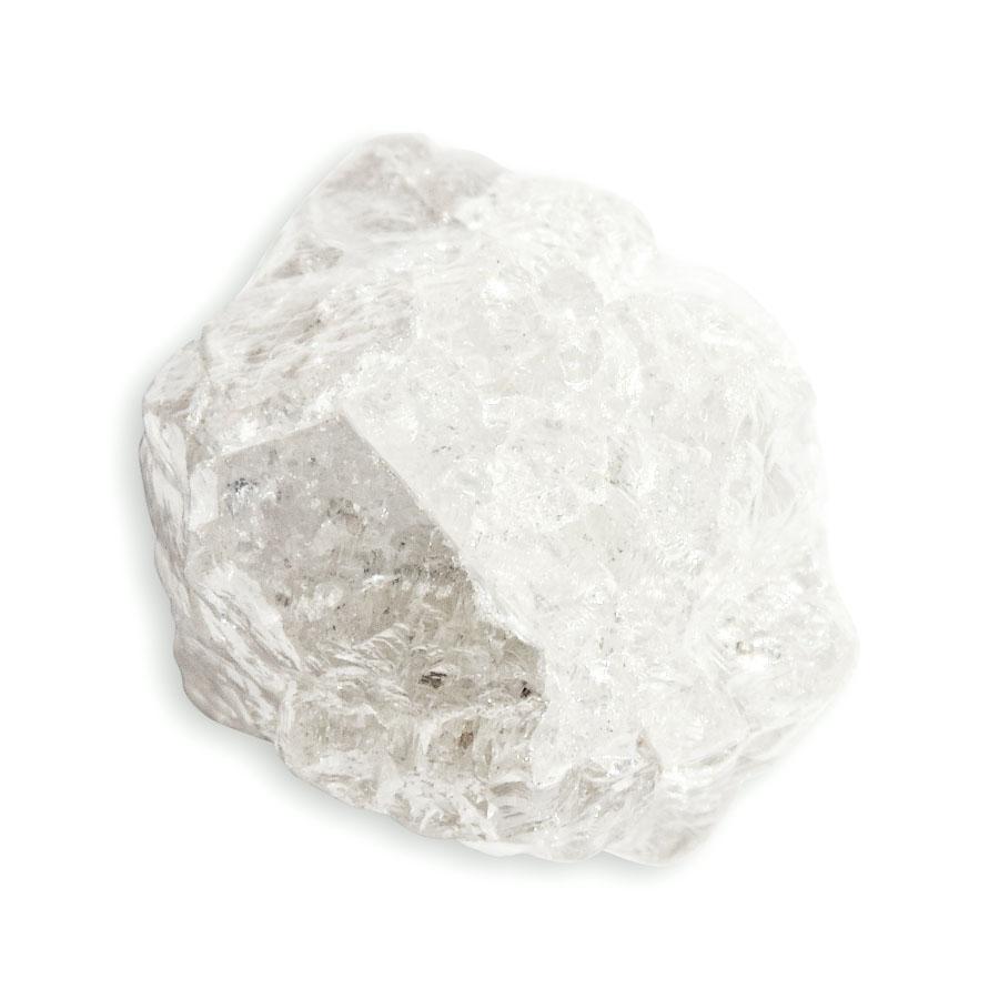 3.80 carat white rough diamond crystal Raw Diamond South Africa 