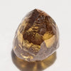 1.23 carat cognac colored freeform shaped raw diamond