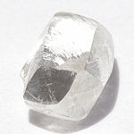 Rough diamond in a dodecahedral shape