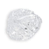 1.29 carat clear and geometrical white raw diamond maccle