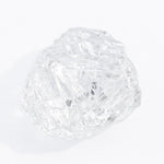 1.29 carat clear and geometrical white raw diamond maccle