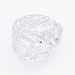 1.29 carat clear and geometrical white raw diamond maccle