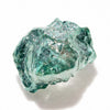 1.25 carat deep sea green freeform shaped rough diamond