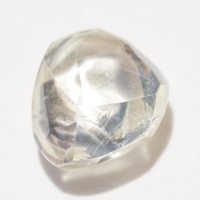 1.18 carat light champagne raw diamond