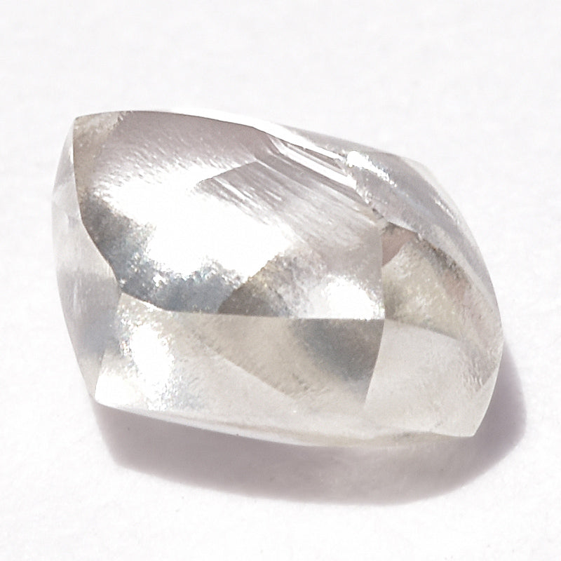 0.51 carat oblong and ethereal rough diamond dodecahedron