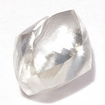 0.51 carat oblong and ethereal rough diamond dodecahedron