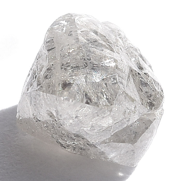 1.12 carat half octahedral salt and peppery rough diamond