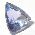Mermaid tanzanite in a trilliant cut, ethically sourced from TAWOMA, 7.3x7.0mm SKU:TZ04