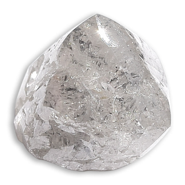 1.12 carat half octahedral salt and peppery rough diamond