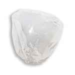 2.17 carat white and glimmery rough diamond triangle or maccle