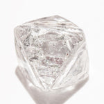 1.76 carat sharp and smooth rough diamond octahedron