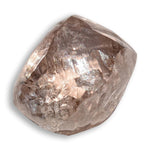 0.79 carat silvery purple freeform rough diamond