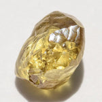 1.13 carat golden lime freeform rough diamond