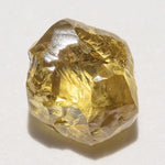 1.13 carat golden lime freeform rough diamond