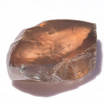 1.26 carat unique freeform chocolate colored rough diamond