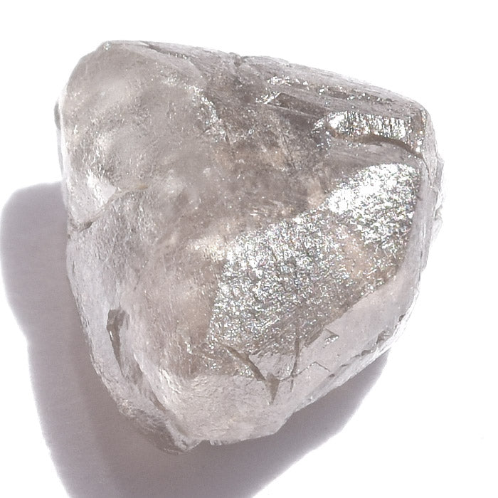 1.78 carat gray cognac triangular raw diamond