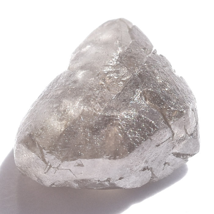 1.78 carat gray cognac triangular raw diamond