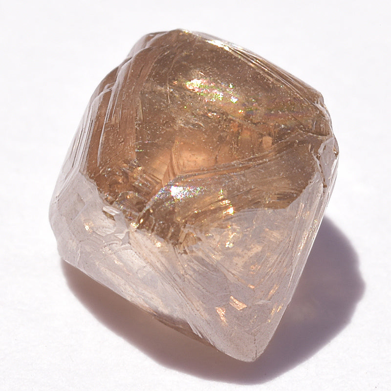 3.07 carat amazing geometrical raw diamond octahedron