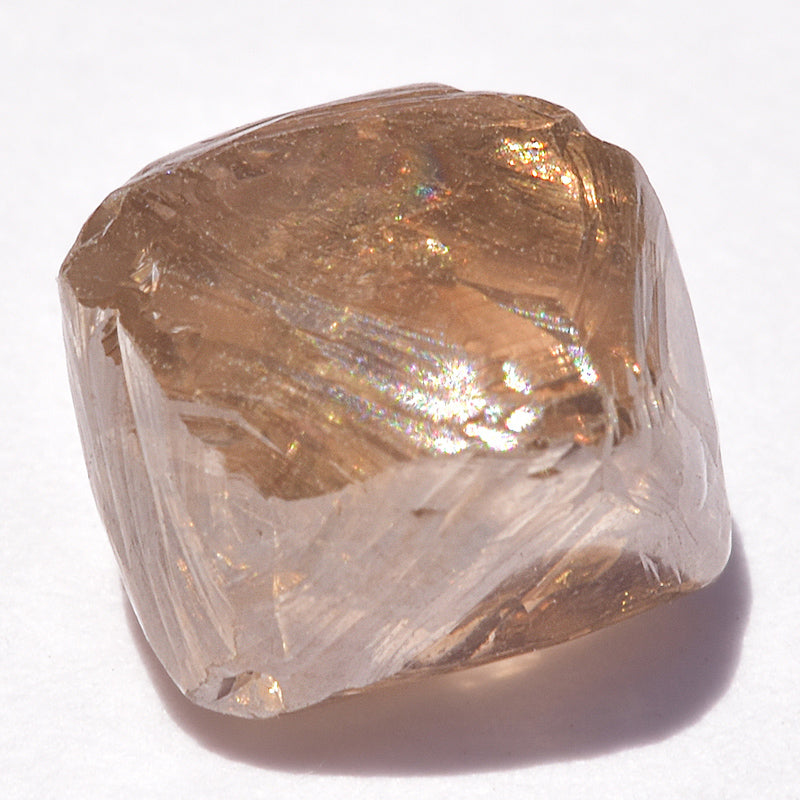 3.07 carat amazing geometrical raw diamond octahedron