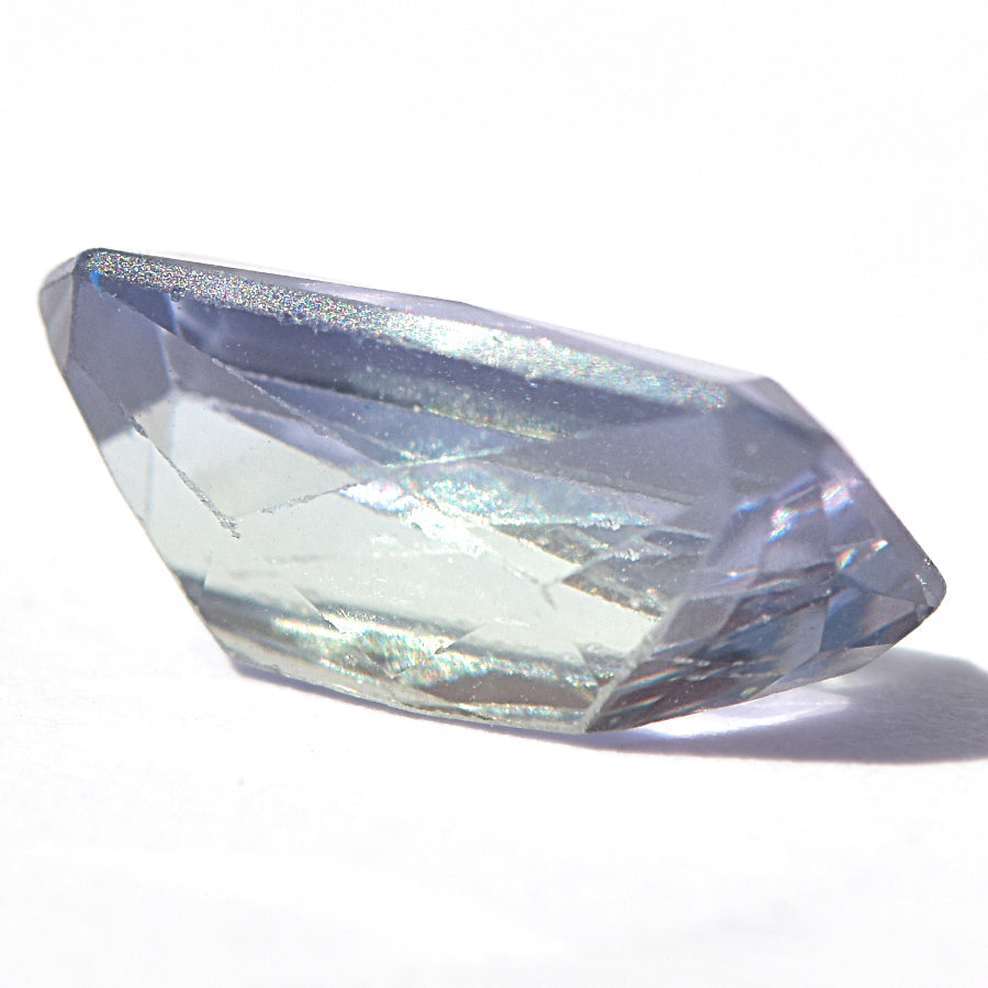 Pleochromatic rectangular tanzanite, ethically sourced from TAWOMA, 9.6x5.5mm SKU:TZ06