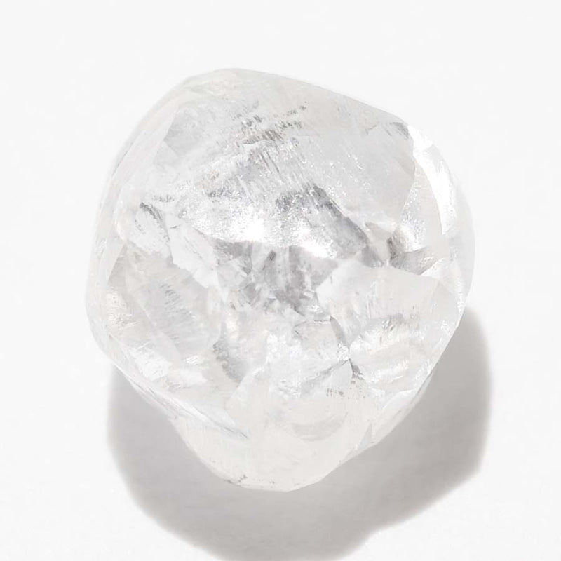 1.16 carat rounded freeform-shaped rough diamond