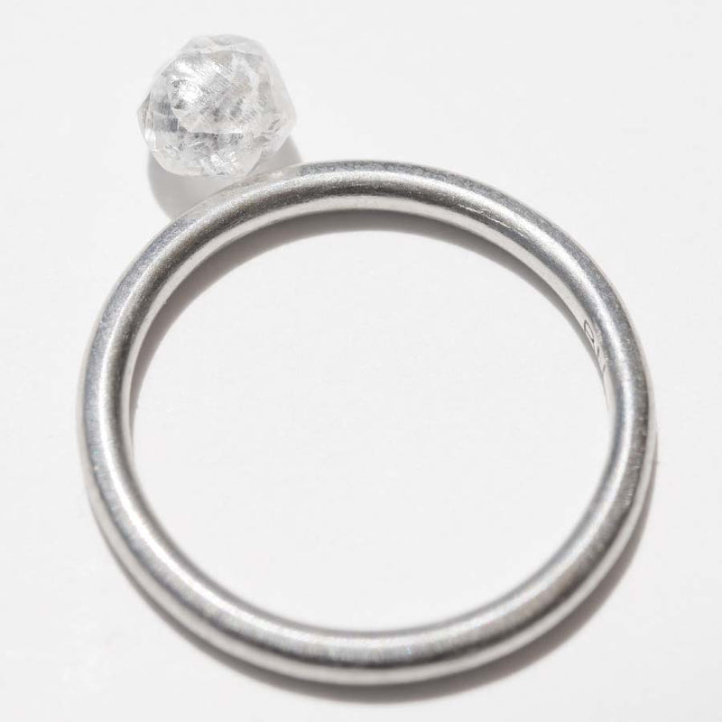 1.16 carat rounded freeform-shaped rough diamond