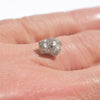 1.64 carat silver gray freeform rough diamond