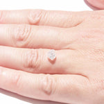 1.16 carat rounded freeform-shaped rough diamond