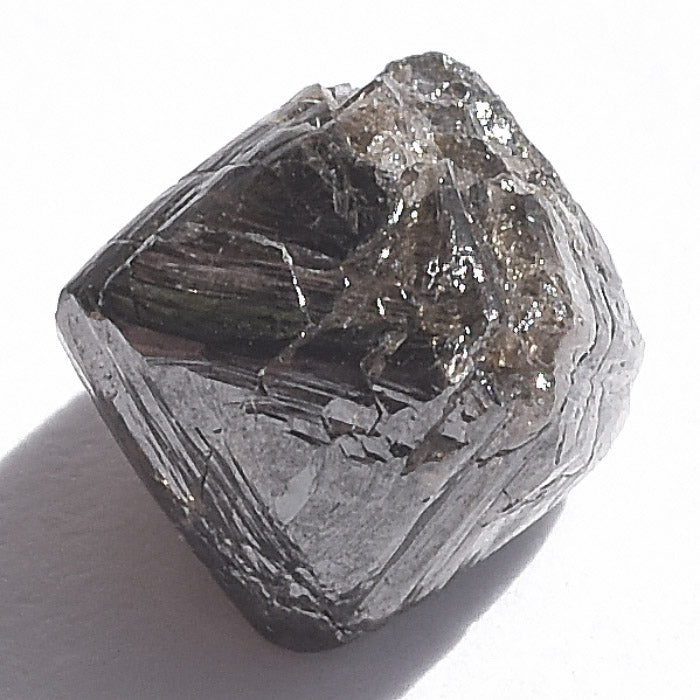 1.72 carat amazing black octahedral rough diamond