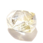 1.35 carat classic champagne-colored rough diamond dodecahedron