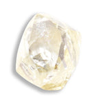 1.35 carat classic champagne-colored rough diamond dodecahedron