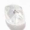 0.70 carat smooth and bright rough diamond dodecahedron