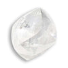 0.70 carat smooth and bright rough diamond dodecahedron