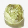 1.40 carat olive green and rounded rough diamond