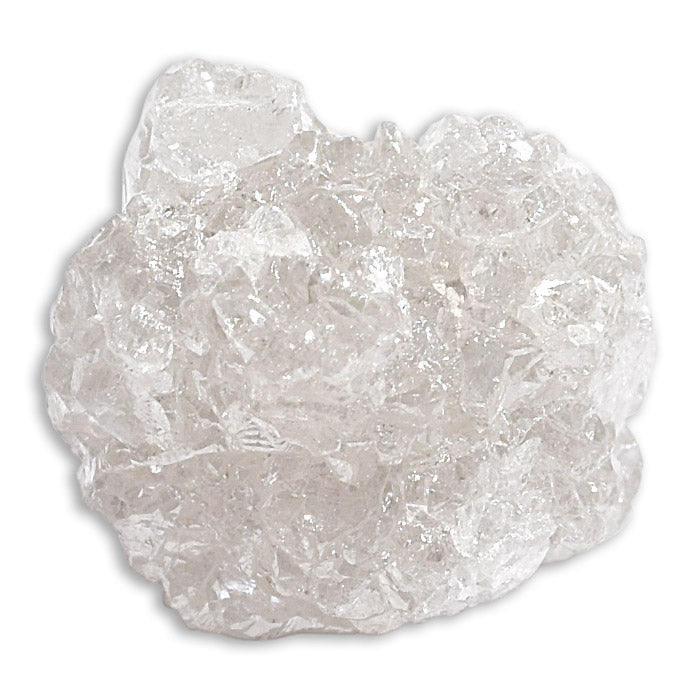 2.84 carat white compounded crystal freeform raw diamond