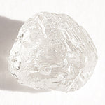 1.28 carat rounded triangular raw diamond