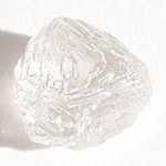 1.28 carat rounded triangular raw diamond