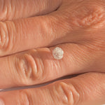 1.13 carat stunning and glowy freeform rough diamond