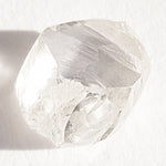 1.05 carat spectacular clean and clear rough diamond dodecahedron