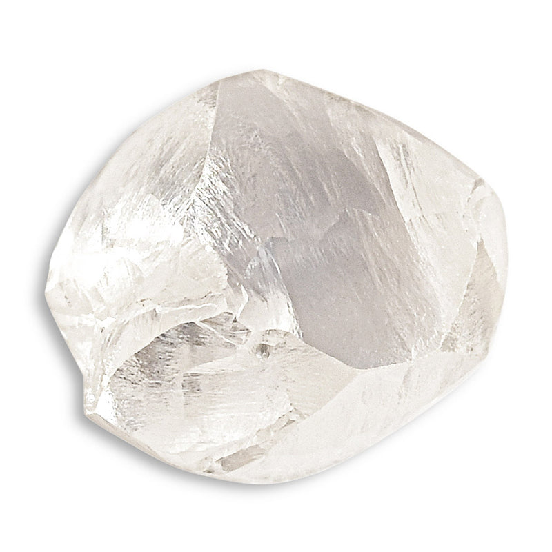 1.05 carat spectacular clean and clear rough diamond dodecahedron