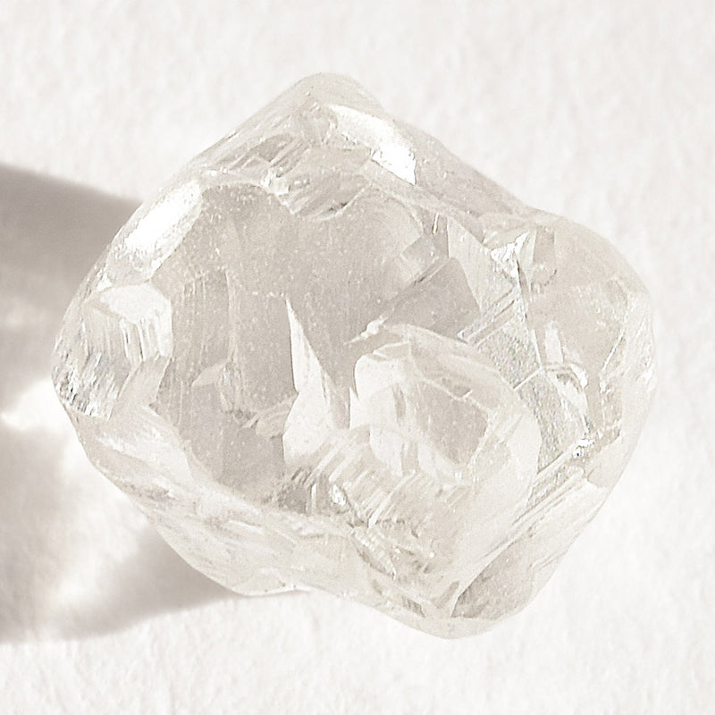 1.01 carat beautiful and gemmy freeform rough diamond