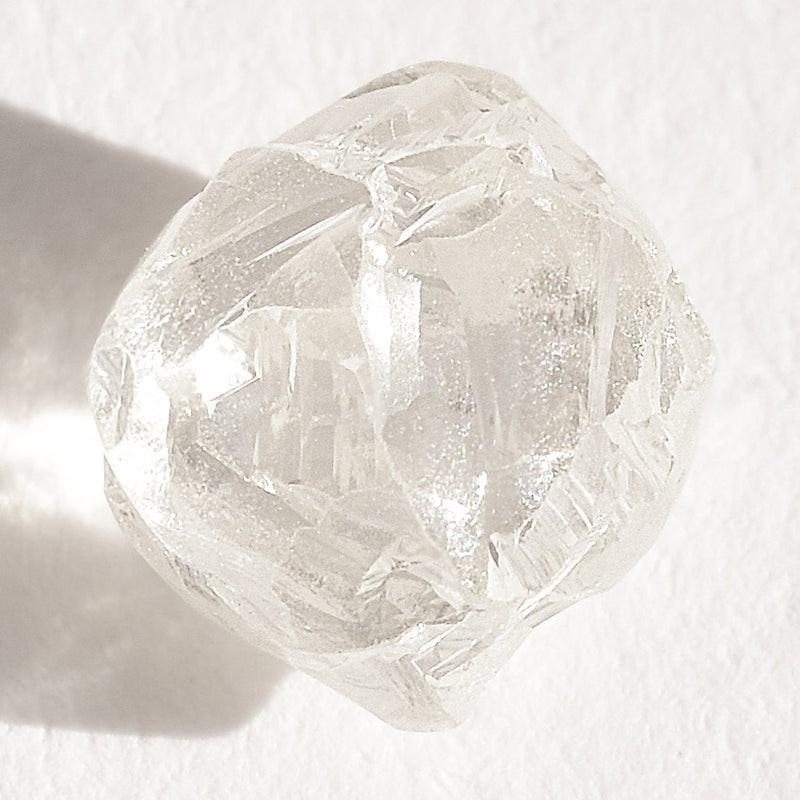 1.01 carat beautiful and gemmy freeform rough diamond