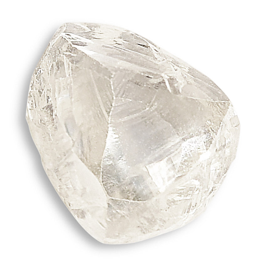 Teardrop shaped rough diamond