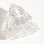 1.39 carat spectacular and fancy triangular raw diamond