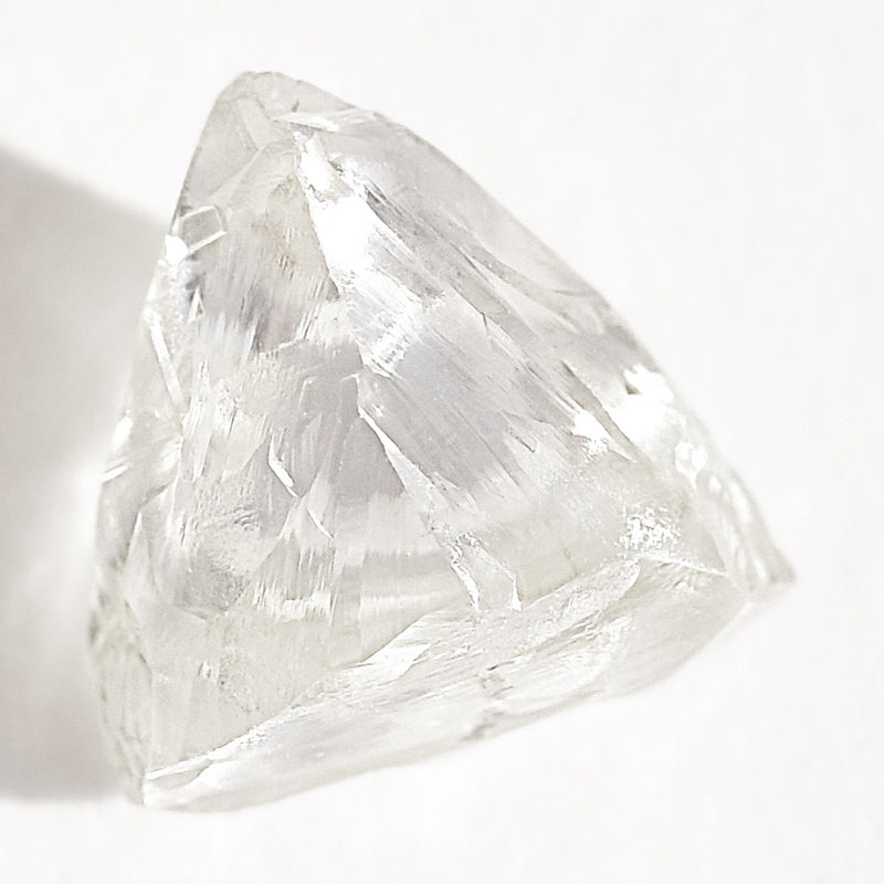 1.39 carat spectacular and fancy triangular raw diamond