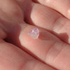 1.275 carat sparkly lilac rough diamond